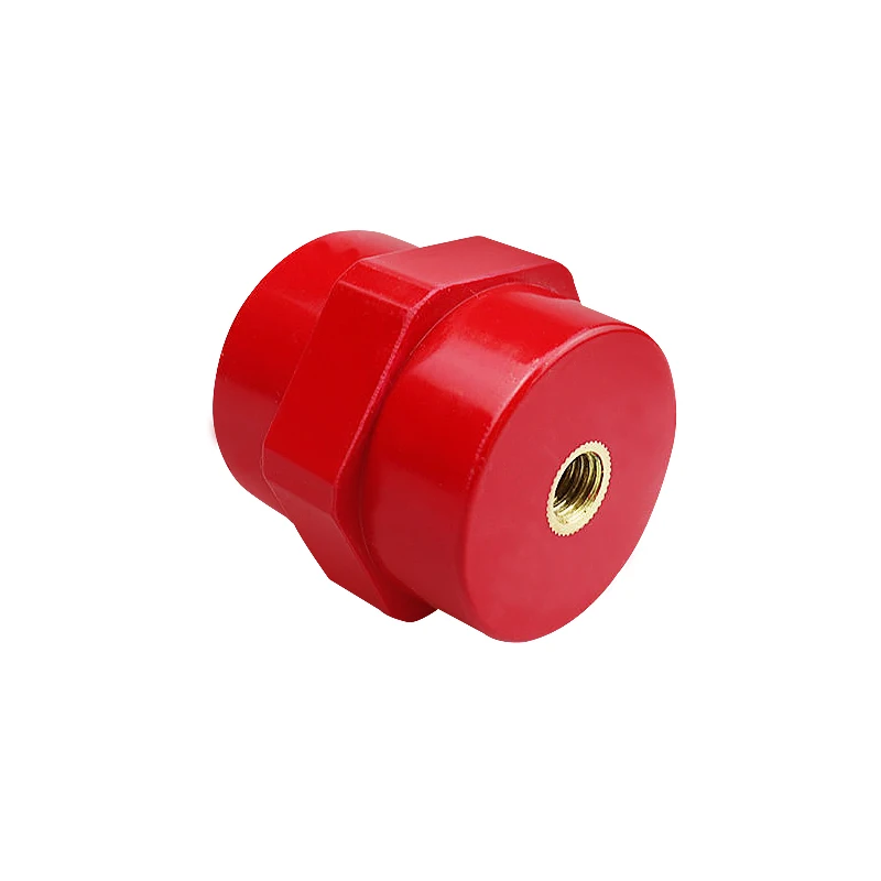 KELUOYI own manufacturer of red bus support insulator SEP40*41 DMC hex low pressure belt bolts