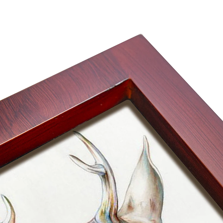 Wholesale A4 Custom Poster Or Picture Frame Wall Creative 12x16 Inch Wood Frame display frame with stand for home decor