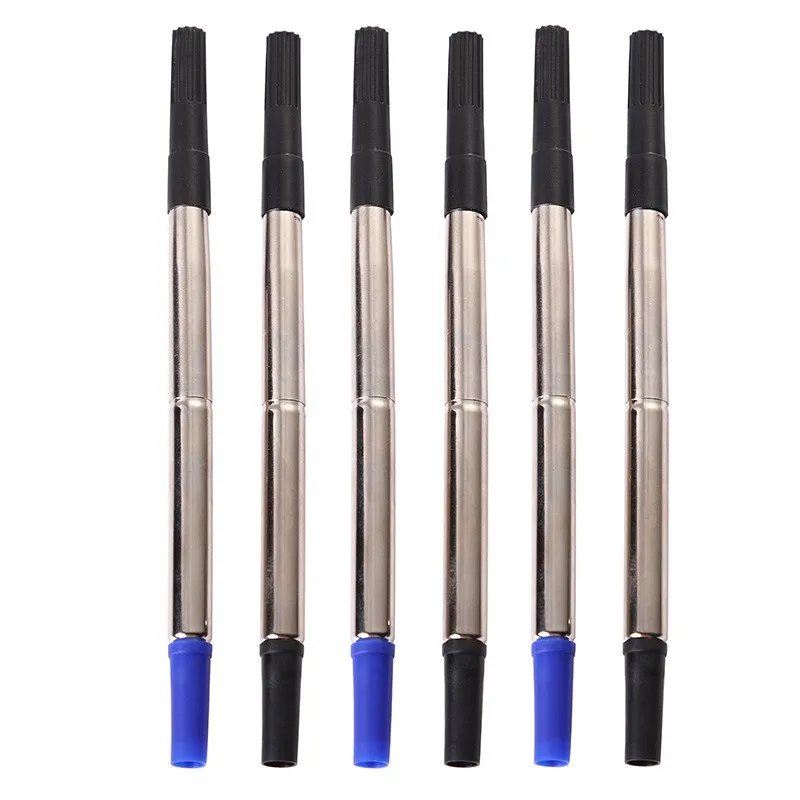 2024 pen ink refill gel blue black roller ball pen refill metal 0.5mm 0.7mm