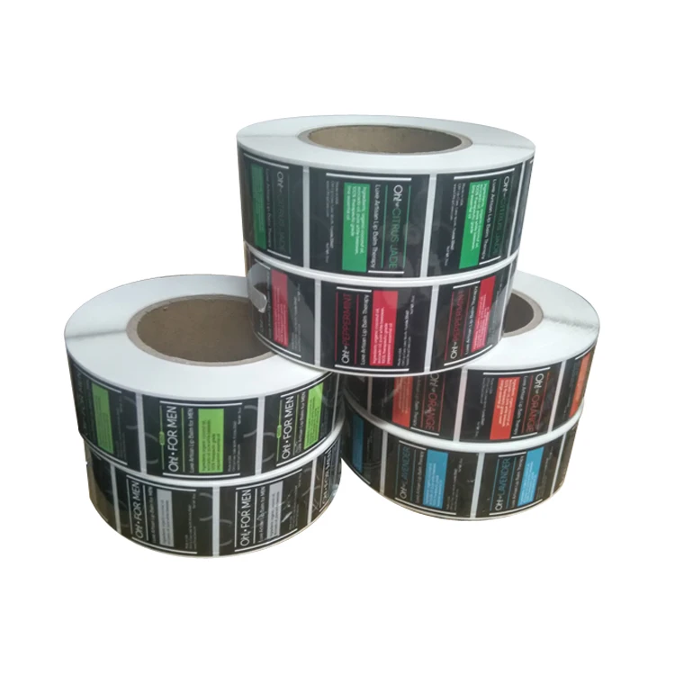 
Custom Printed Waterproof Synthetic Paper Adhesive Bottle Label Printing 