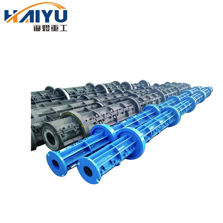 centrifugal cast reinforced concrete round square poles machine