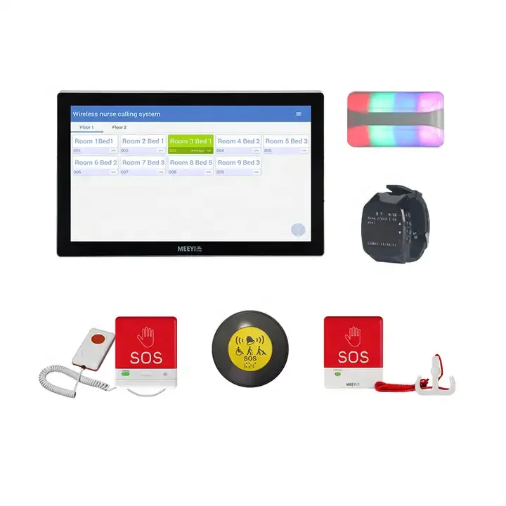 Medical Intercall Ward Singcall Waiter Restaurant Nurse Call System Wireless For Hospital