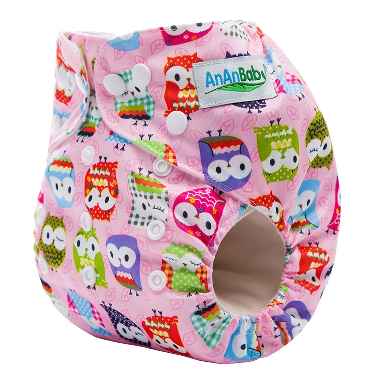 Odm Adjustable Organic Popular Cute Diapers Industry Supplier Washable Reusable Cloth Diaper for Babies