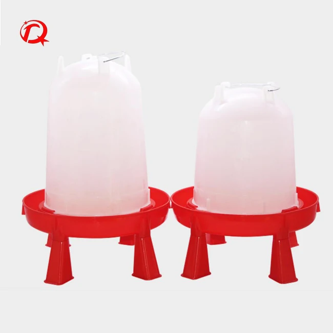 New Model 6L/ 11L/14L Chicken Water Drinker with Support Legs Birds Feeder and Drinker