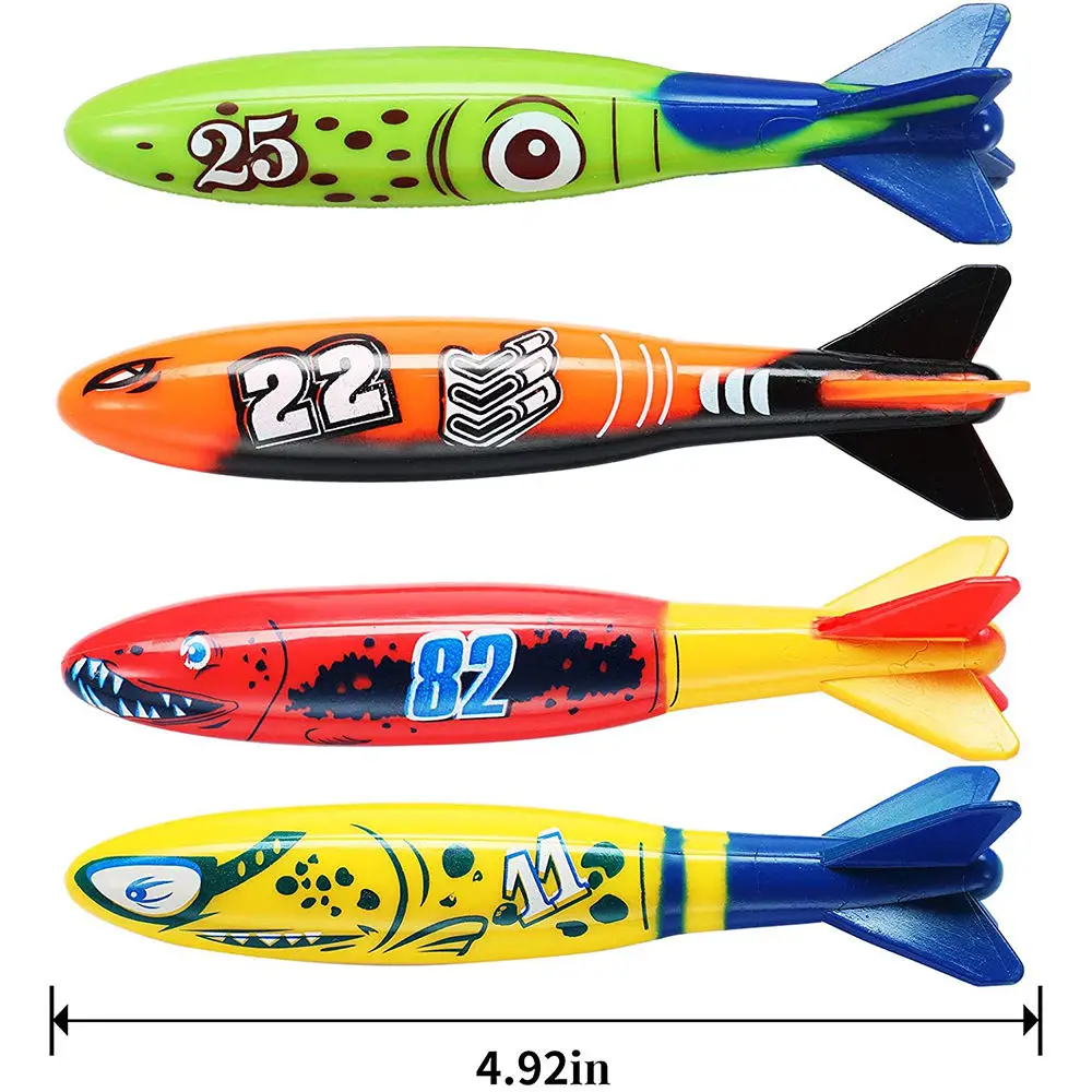 Pool Underwater Torpedo Shark Swimming and Diving Games Training Gift Set Toys for Kids Product