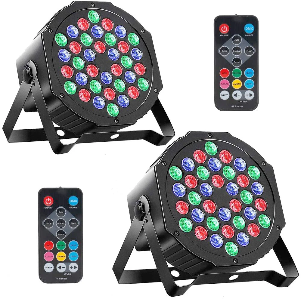 Лидер продаж 40 Вт 36 шт. RGB DJ дискотечное освещение с 7 режимами