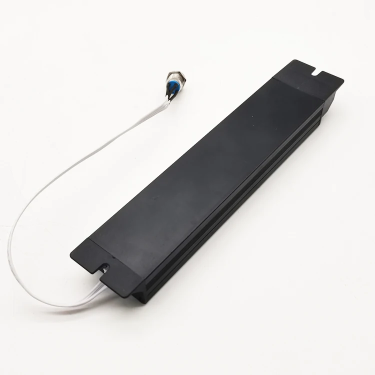 Waterproof test button and led indicator central emergency driver 230v