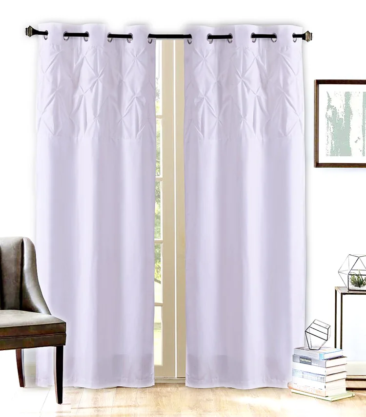 
Indian Pintuck Pleats Drapes curtain for Bedroom Living Room 
