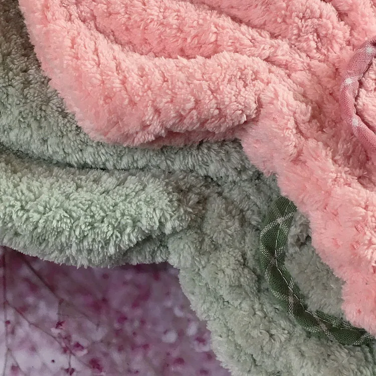 Reusable Wholesale Elastic Microfiber Turban Shower Towel Wrap Drying Hair Cap