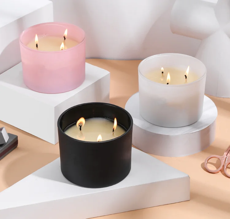 2 wicks Fragrance Candle Living Room Handicraft Producer Luxury Home Decoration Scented Soy Wax 300g candles