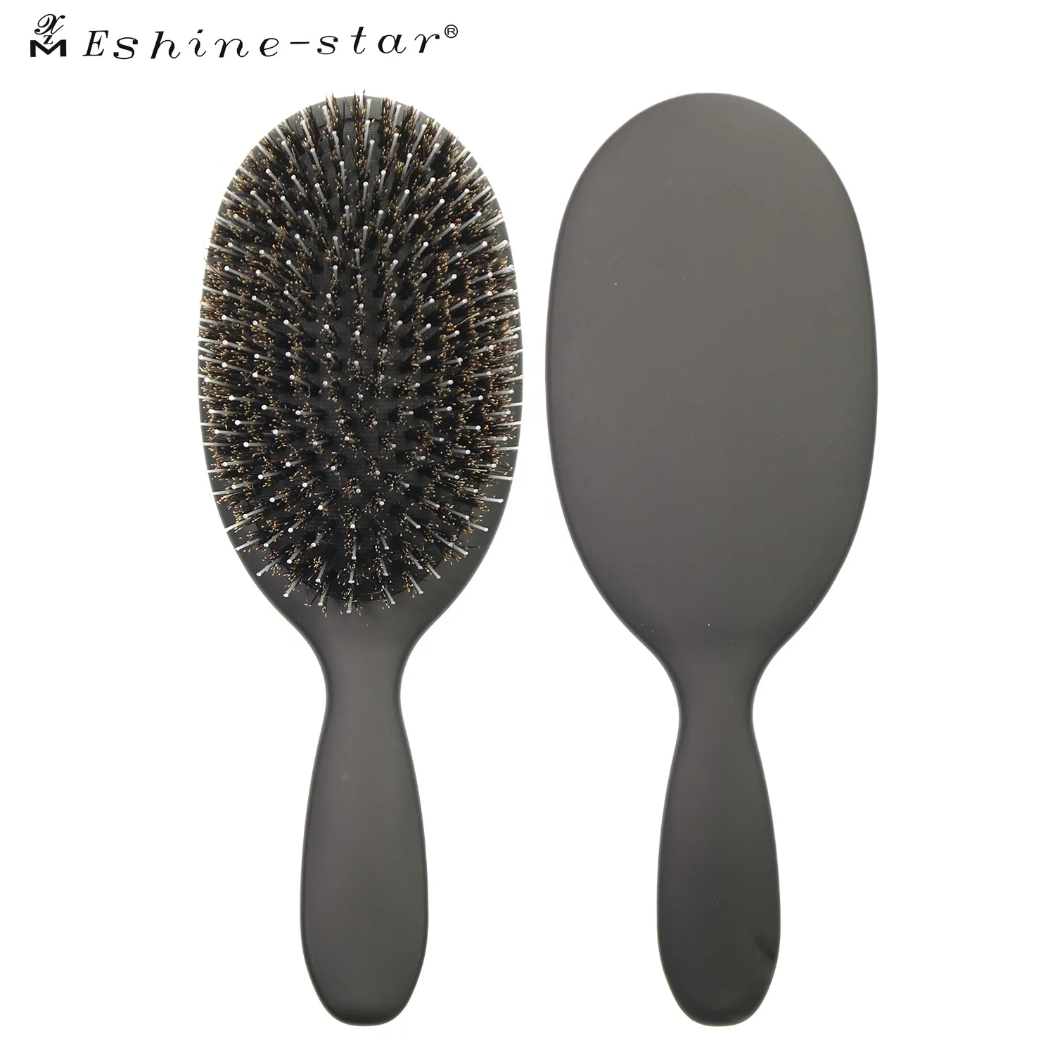 Private Label Oval Design Boar Mixed Nylon Bristle Wholesale Price Extension Wig Hair Brush