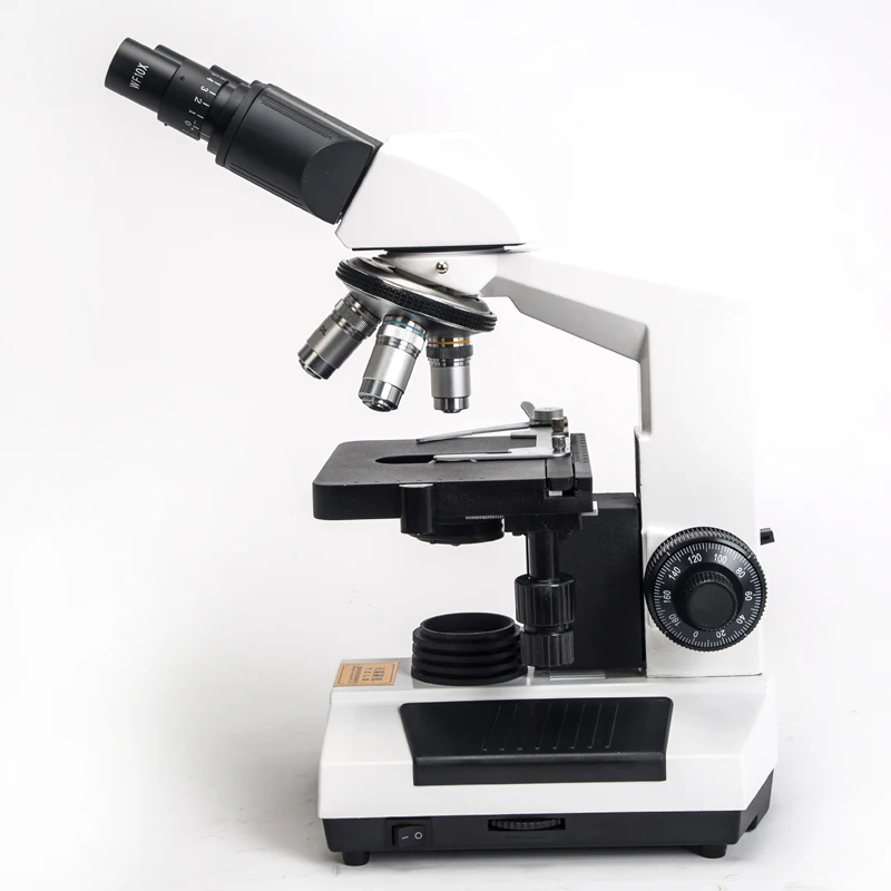 BL-107 Biological Microscope Digital Binocular Head 40x -1000x For School Lab And Hospital