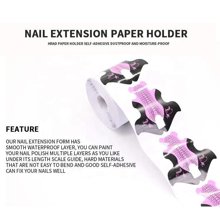Gelsky Nail Tool Manufacturer Paper Nail Form Original Design Private Label Nail Form