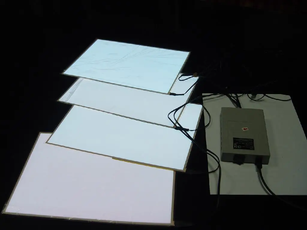 a1 size electroluminescent panel factory supply El Backlight Panel el panel light Neon Party Supplies