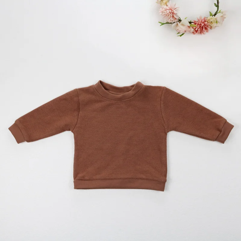 
Hot Sale Organic Winter Warm High Quality Wholesale Short Sleeve Unisex Baby Tops T-shirt 