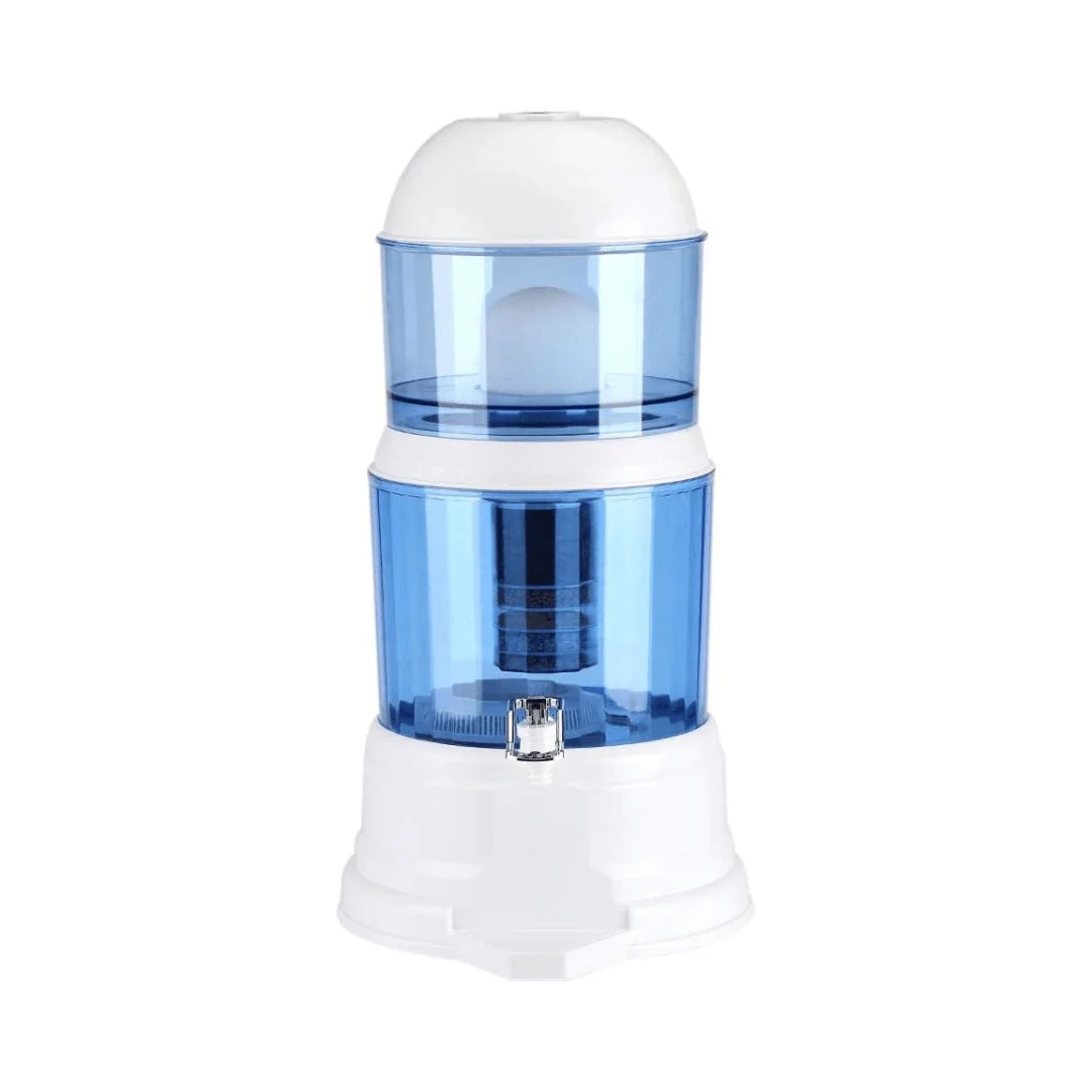 16L Water Filter Pot Ceramic Carbon Mineral Purification Filter Dispenser Filtration System Kitchen Utensils