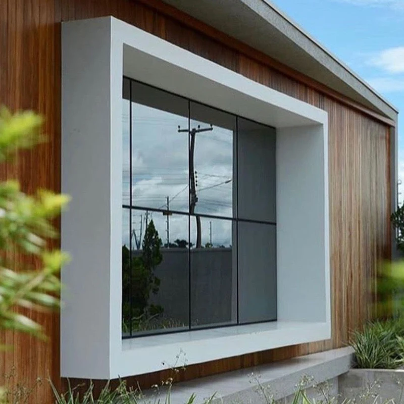 D-top CE NFRC ROHS aluminium fixed panel window fixed bay window aluminum big fixed window for house