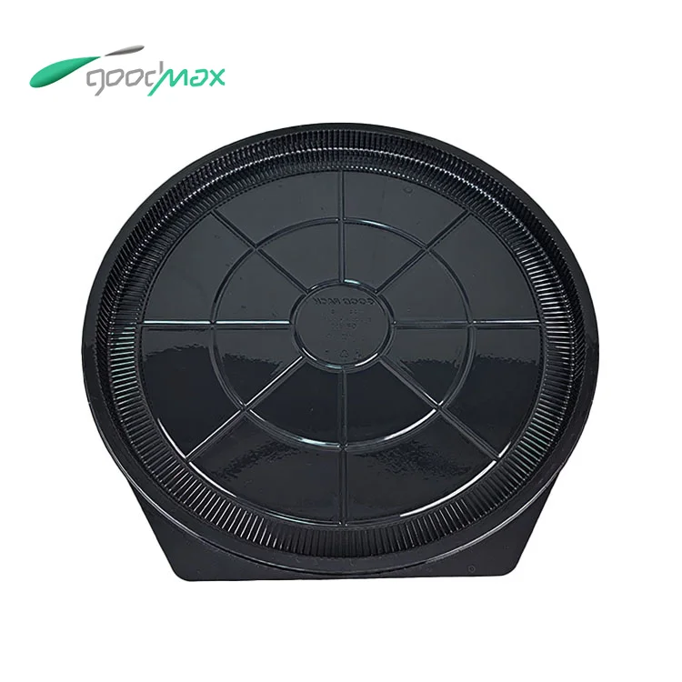 CPET Plastic Tray Disposable Supermarket Commercial Round Pizza Plate Barbecue Plate Can Be Oven Outdoor Ready-To-Eat Packaging