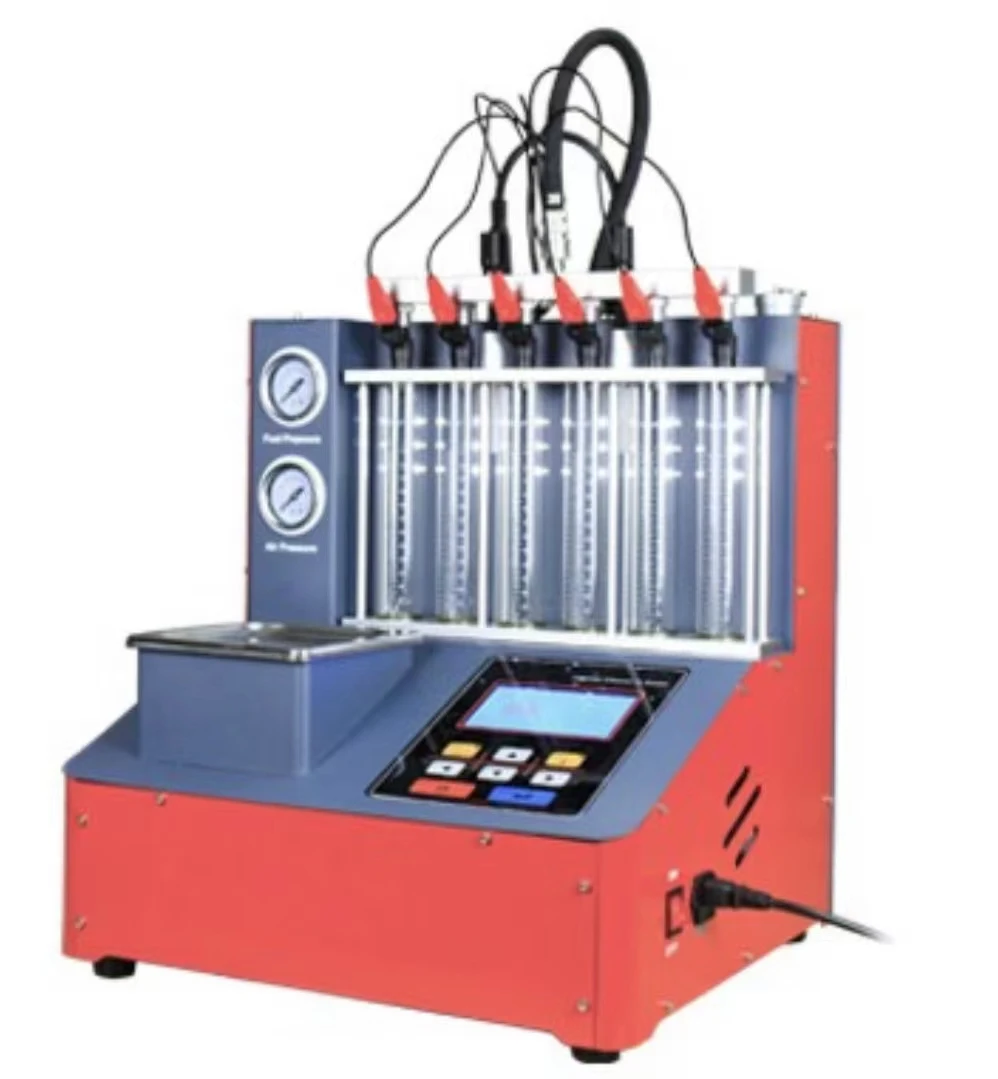 Latest Launch model CNC-801 GDI Fuel injector tester 6 cylinders Launch Ultrasonic injector cleaner