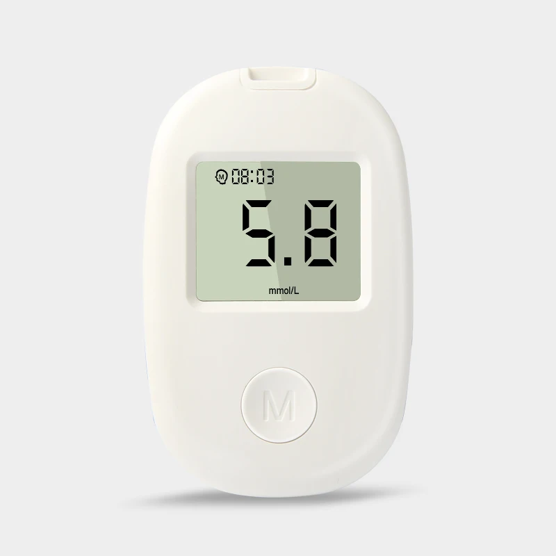 Hospital used blood glucose meter LCD display glucometer with better