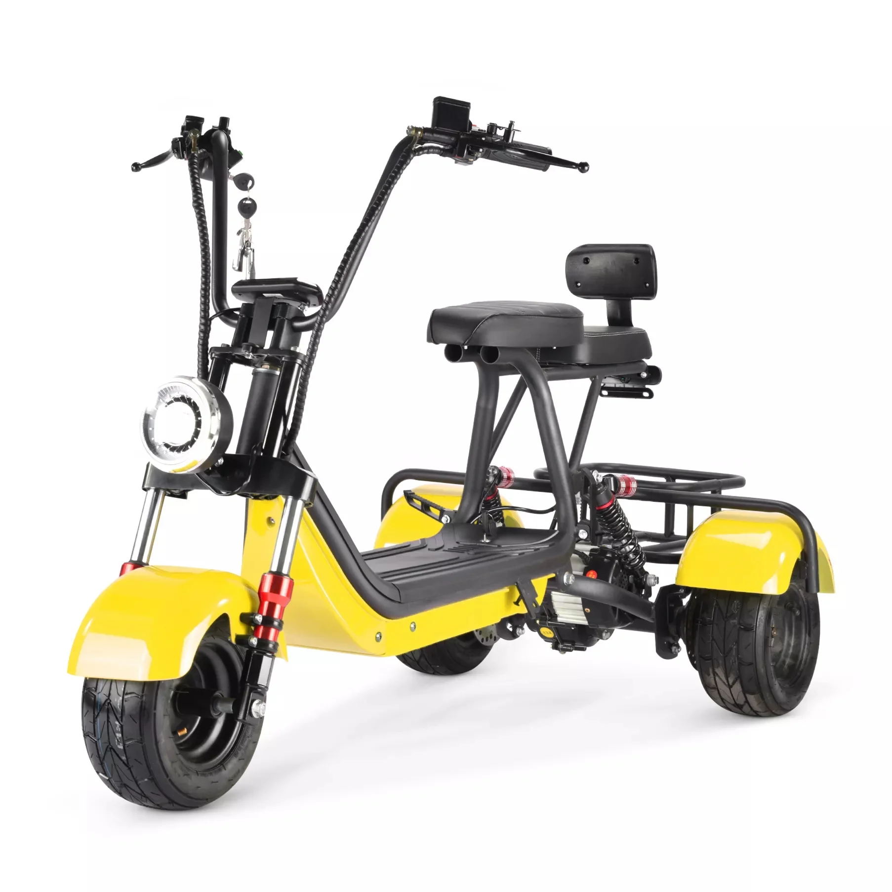 New Products Electronic Chargeable 800w 6 inch Electric Tricycle scooter for adult Motorcycle Lithium Battery e scooter bike