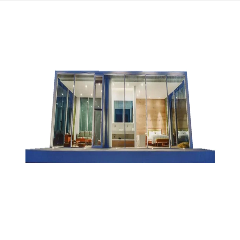 PTHhouse PTJ-8*20A prefab houses use 3mm cement board for floor for lving