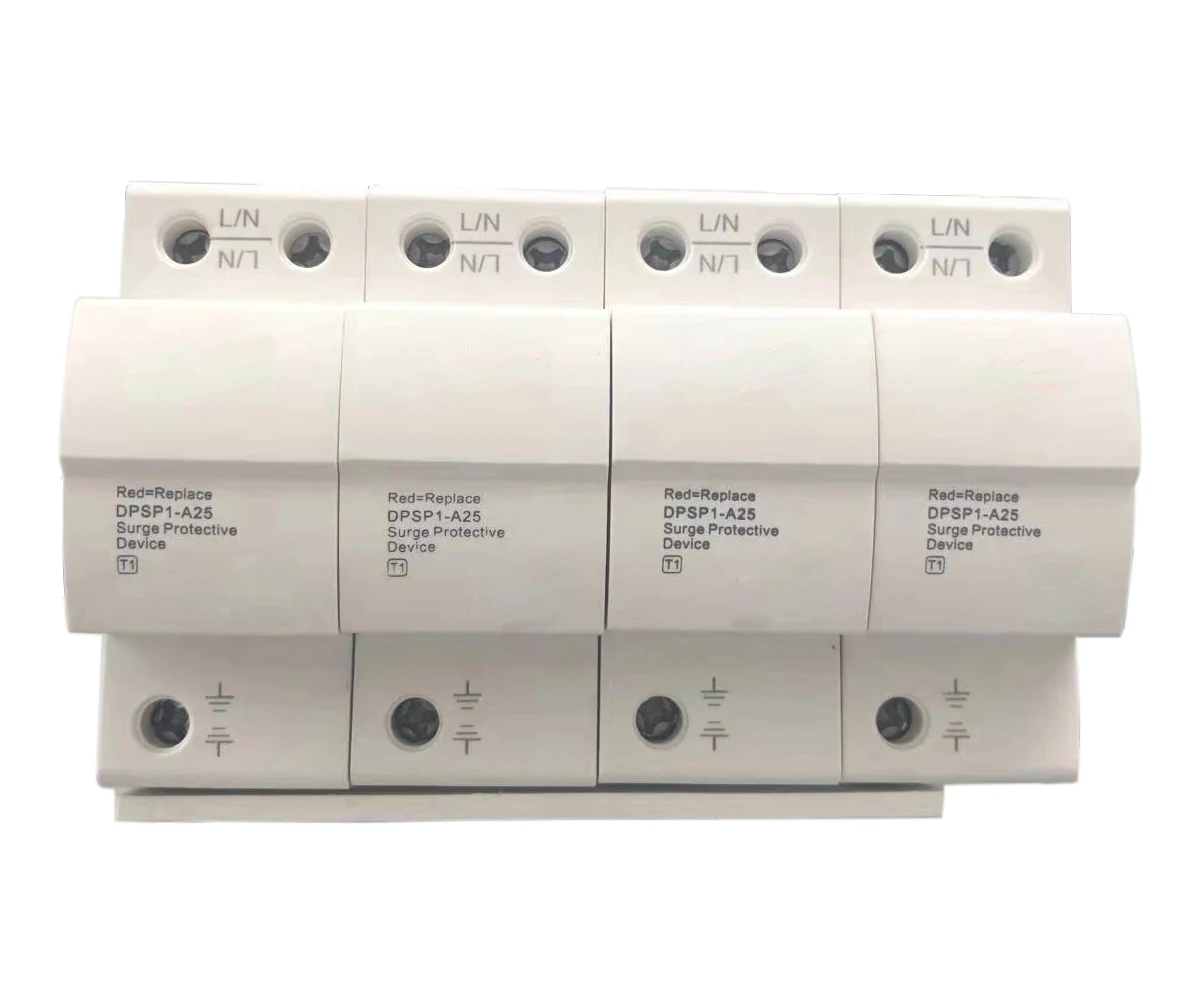 Surge Protection Device  AC SPD Power Protector Lightning Arrester Surge protective Device 25kA