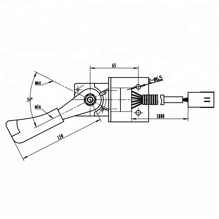 GJ1146   0-5V Electronic hand throttle