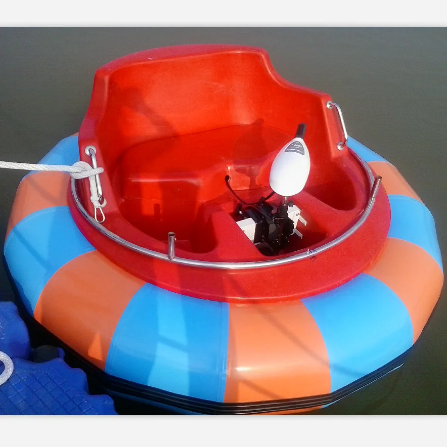 Бампер лодка waterplay ремесла аквапарк развлечения для детей и взрослых Электрический 2 человека красочный бампер аквапарка