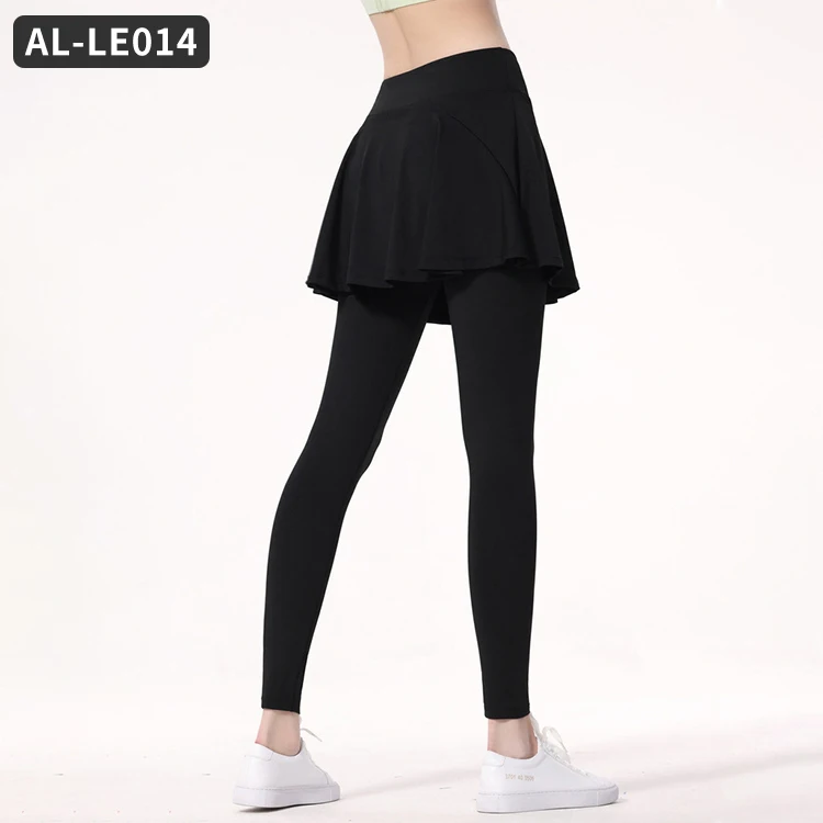 Stock Yoga Pants Skirt High Waist Ladies Gym Fitness Sports Tights Butt Leggings for Women Sexy Yoga Leggings