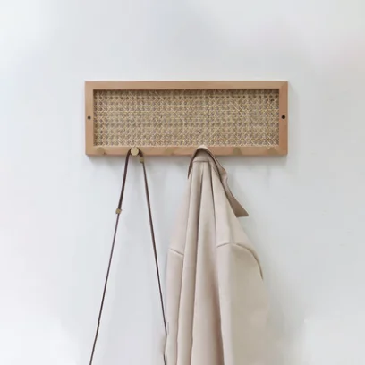 Wholesale High Quality Rattan Weaving Hook Home Decor Multi-functional Rattan Hook