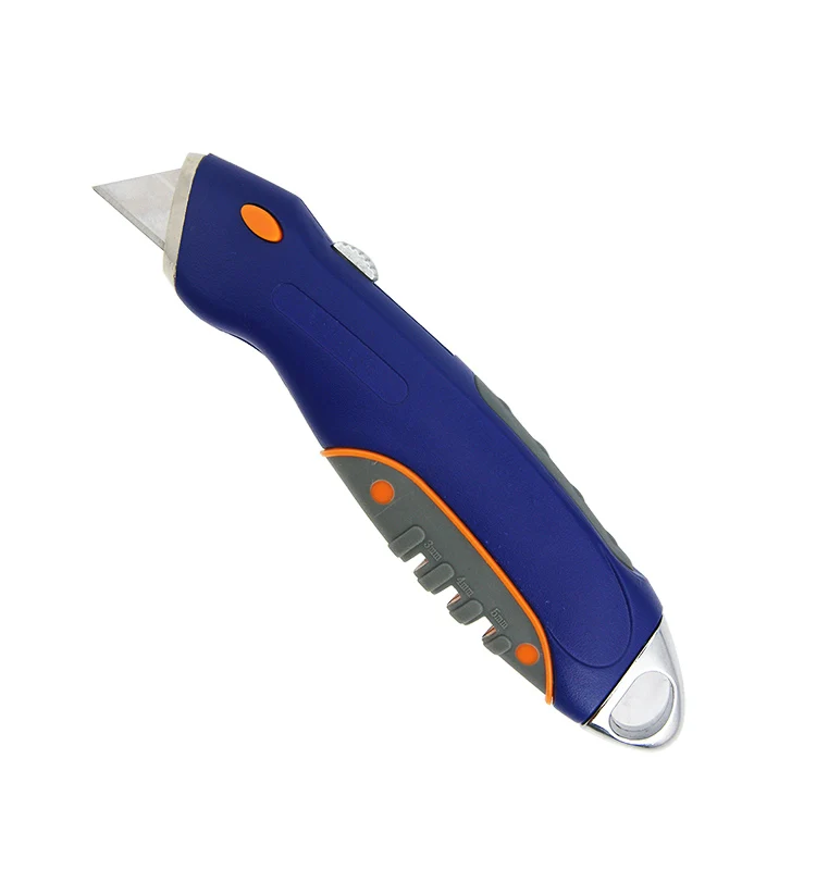 
Zinc alloy Heavy Duty Rubber Grip Multifunctional Utility Knife 