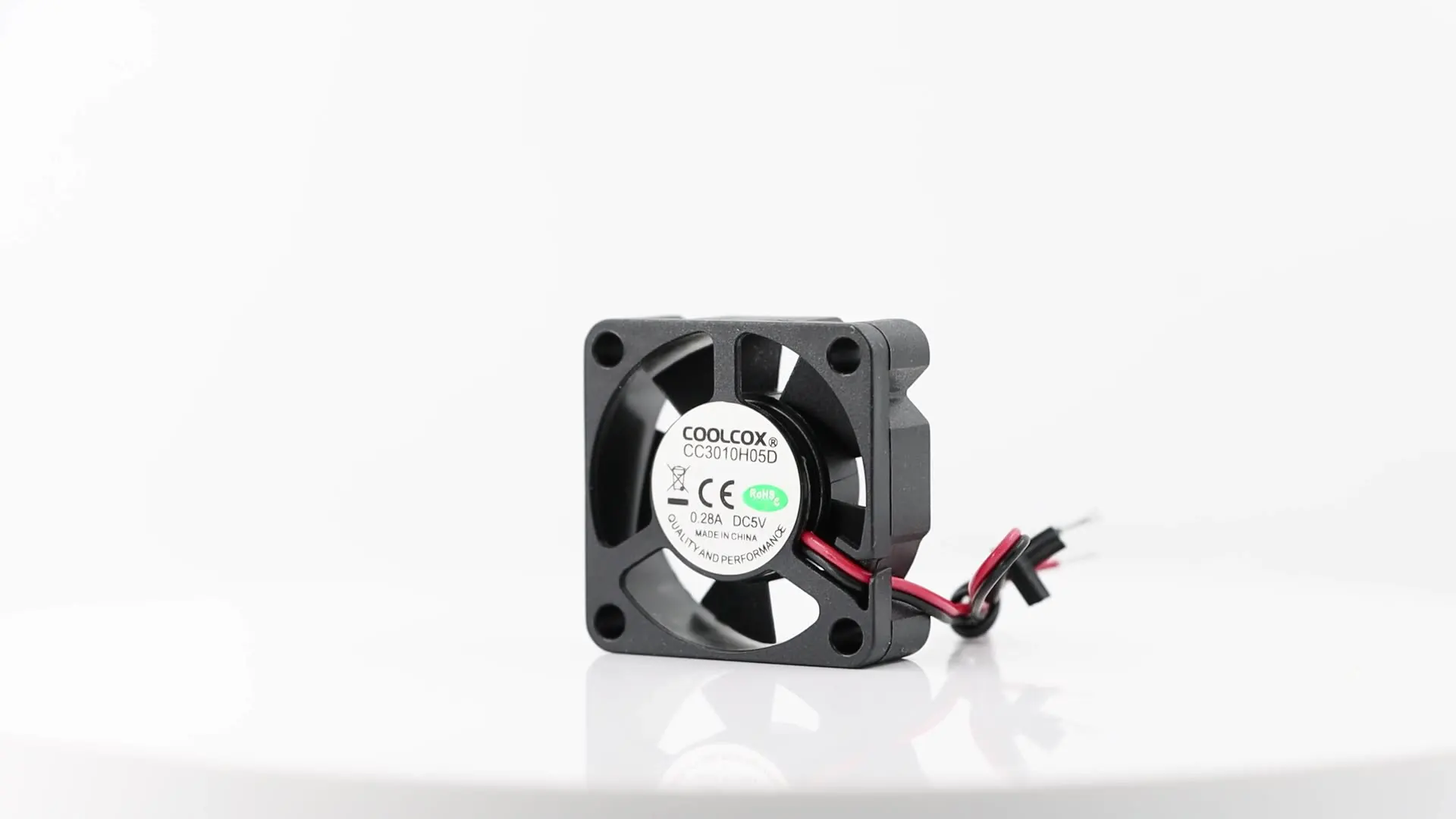 CoolCox 30x30x10mm dc fan,suitable for 3D printer & monitor & air purifier & navigator & health scanner & Environmental Tester