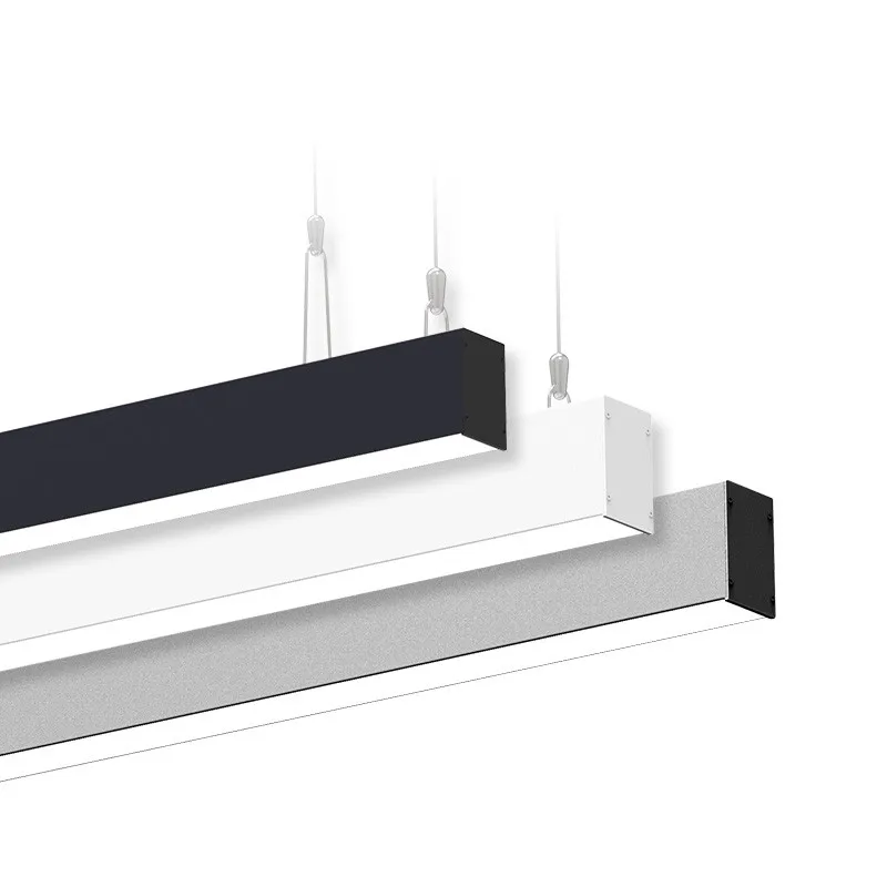High Quality Black White 2FT 4FT 8FT Tunable CCT 5000K Up Down Ceiling Mount Warehouse Led Linear Light