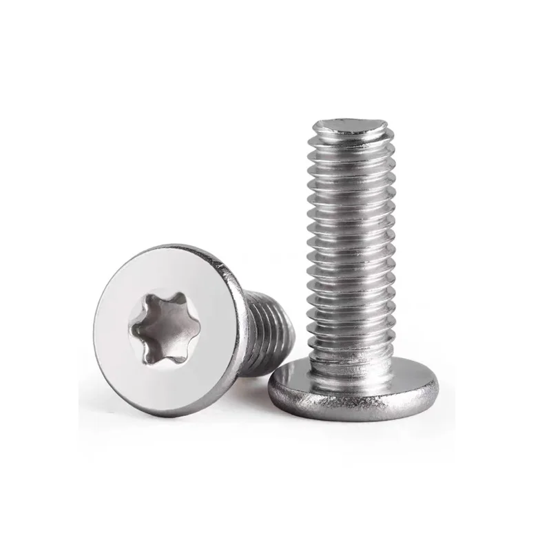Custom Torx Head Screws Flat Pan Head Stainless Steel Torx Screws M2 M3 M4 M5 M6 M7 T15 Mini Small Size Micro Screws
