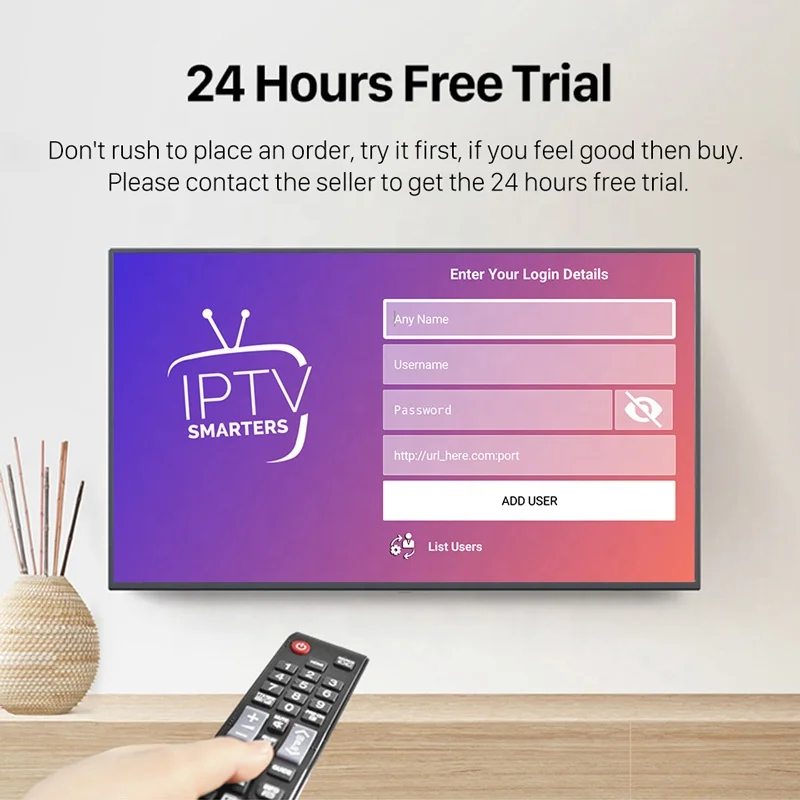 Free Test Credits Panel IPTV M3U France Smart TV Box IPTV 12 Months Spain/Germany/UK/Europe Smart IPTV Subscription VOD Series