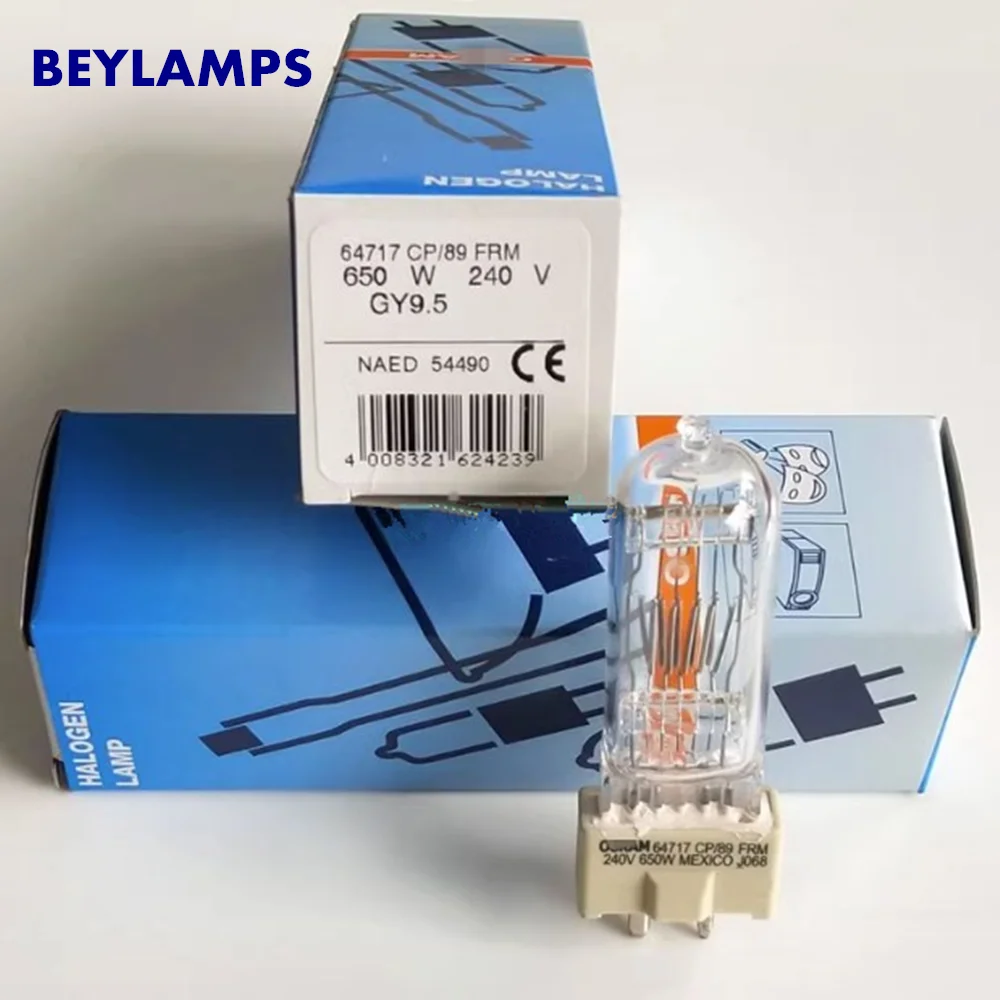 Original Os 64717 230V / 240V 650W FRM CP/89 GY9.5 Halogen Display Optic Lamp Stage Lighting Bulb
