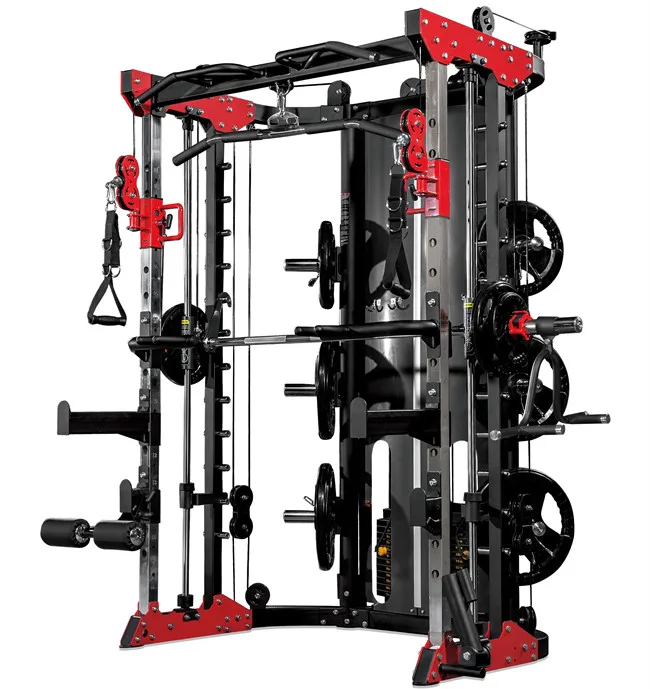 
[HOT SALE] Whole sale professional home use body building Smith Machine multi functional trainer Smith Machine 