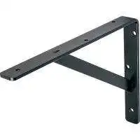 Factory price high precision sheet metal fabrication powder coated wall mount shelf bracket Steel metal shelf brackets