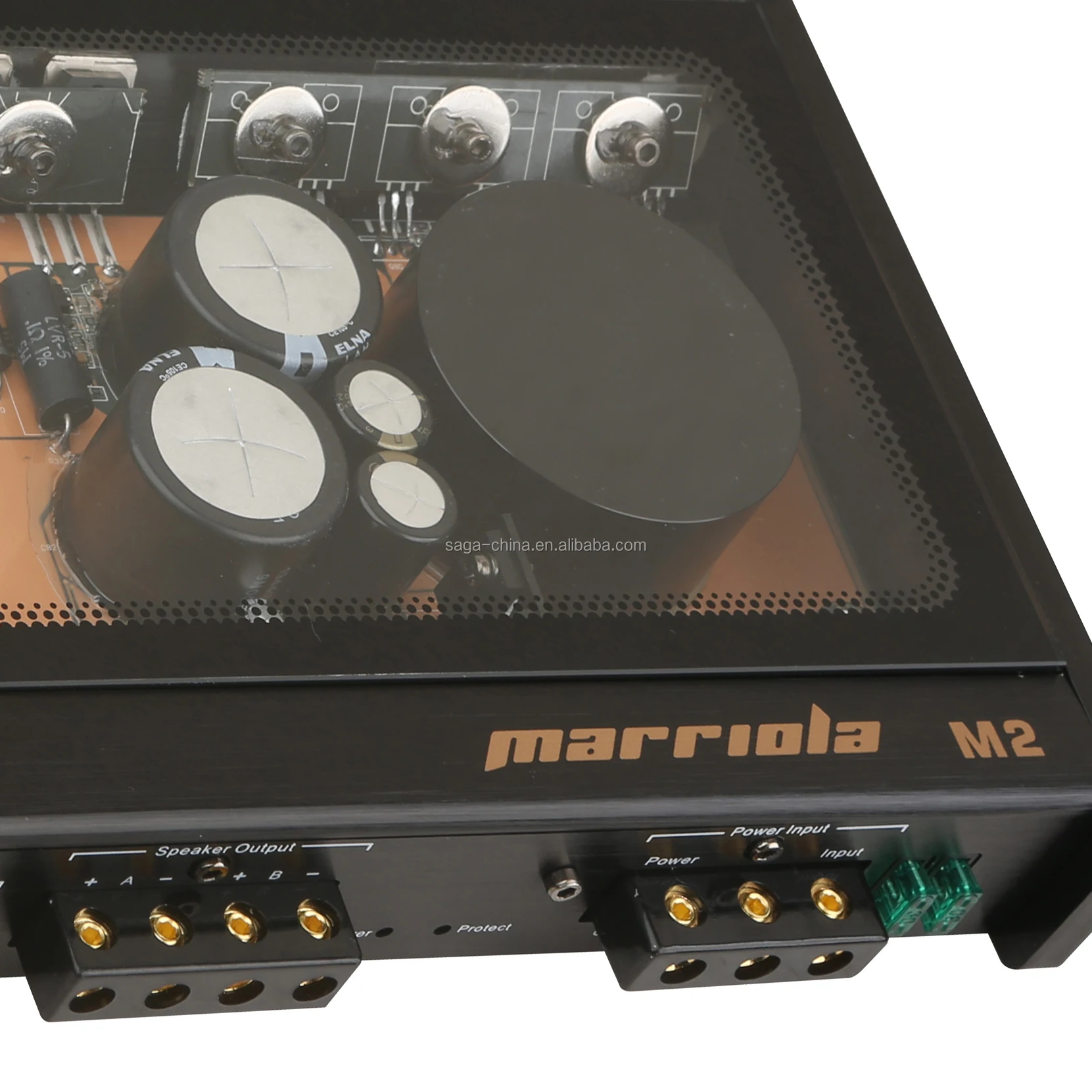 High quality car powerful  Amplifier 160*2w RMS REAL POWER M2  2channels