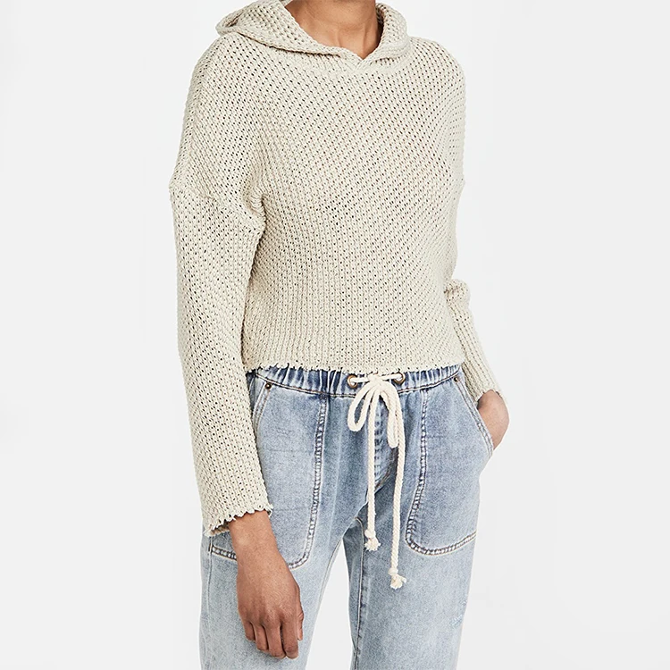 FYB New design suit rib coarse knitted fitted lady pullover sweater for women