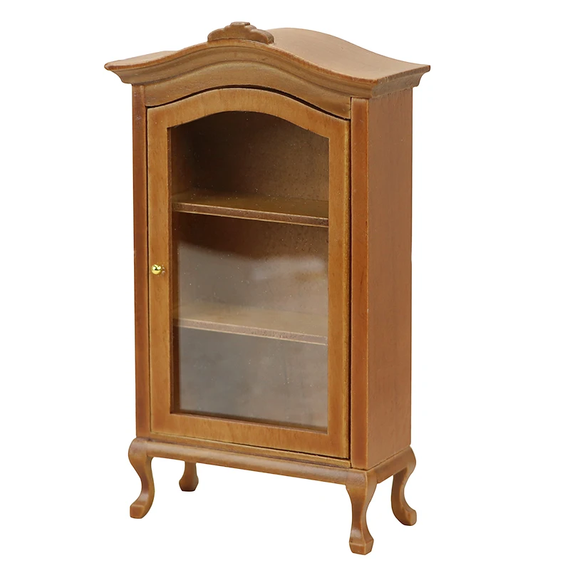 1:12 Dollhouse Model Miniature Collection Cabinet Mini Furniture Cabinet Simulation Furniture Display Cabinet