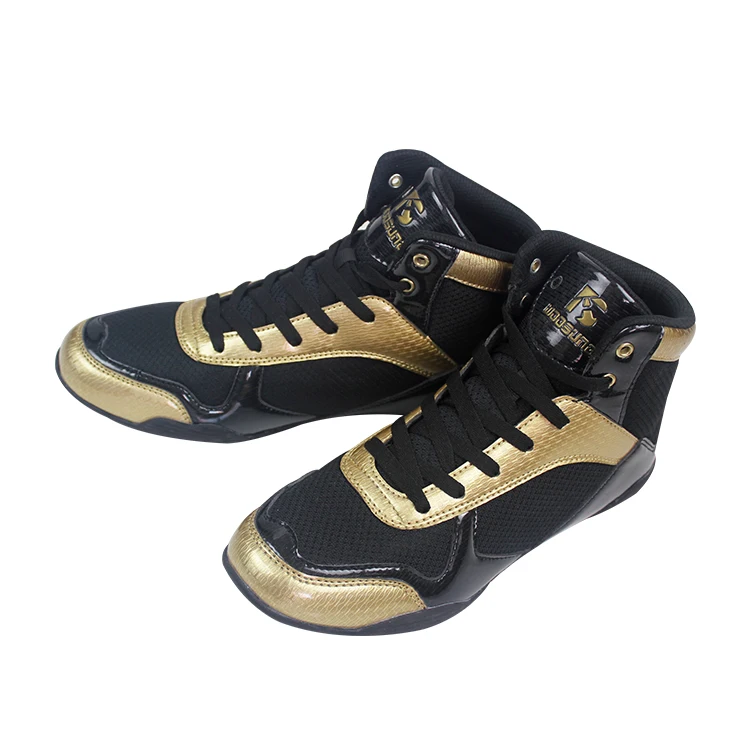 Wholesale Woosung Breathable Professional Boxing Wrestling Shoes