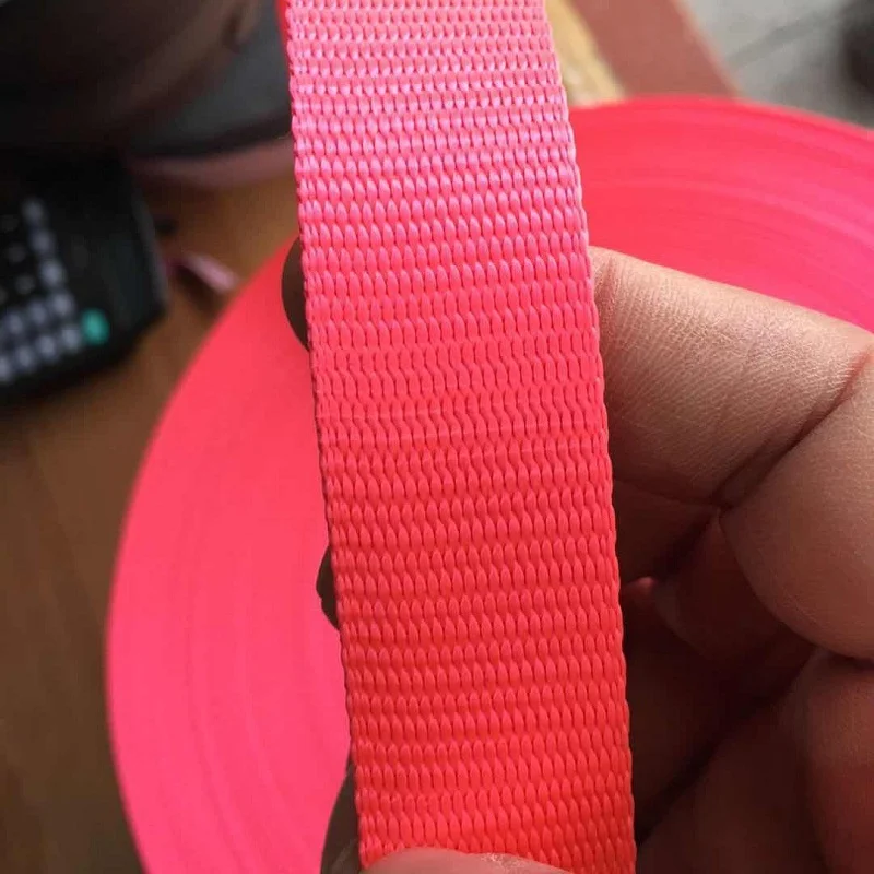 Bulk Stock 2cm 2.5cm 3/4' 1 Inch Wide Dog Leash Nylon Webbing for Dog Collar and Leash