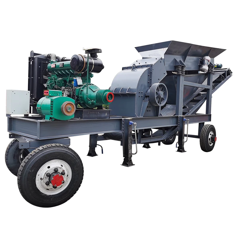 customized quartz 25-35 tph sand making hammer coal mill crusher machine mining industry stone quarry crushing plant