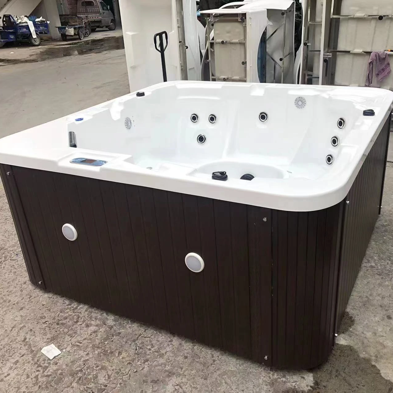 Открытая ванна baignoire открытая джакузи opblaasbaar наружная надувная гидромассажная Ванна с душем бассейн
