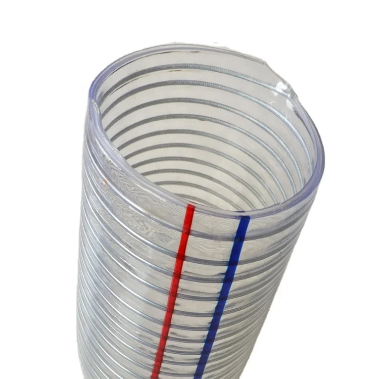 PVC Spiral Steel Wire Reinforced Hose/ Transparent Pvc Pipe