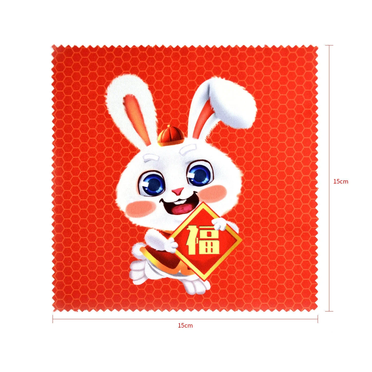 Cute rabbit Glasses cleaning cloth  Safe for All  Eyeglass and Camera lenses screen