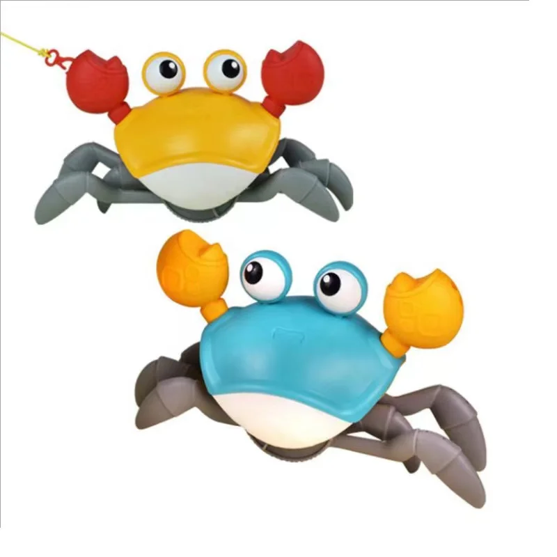 Funny Designs Children Play Cute Funny Automatic Induction Electric Crab Toys For Gifts