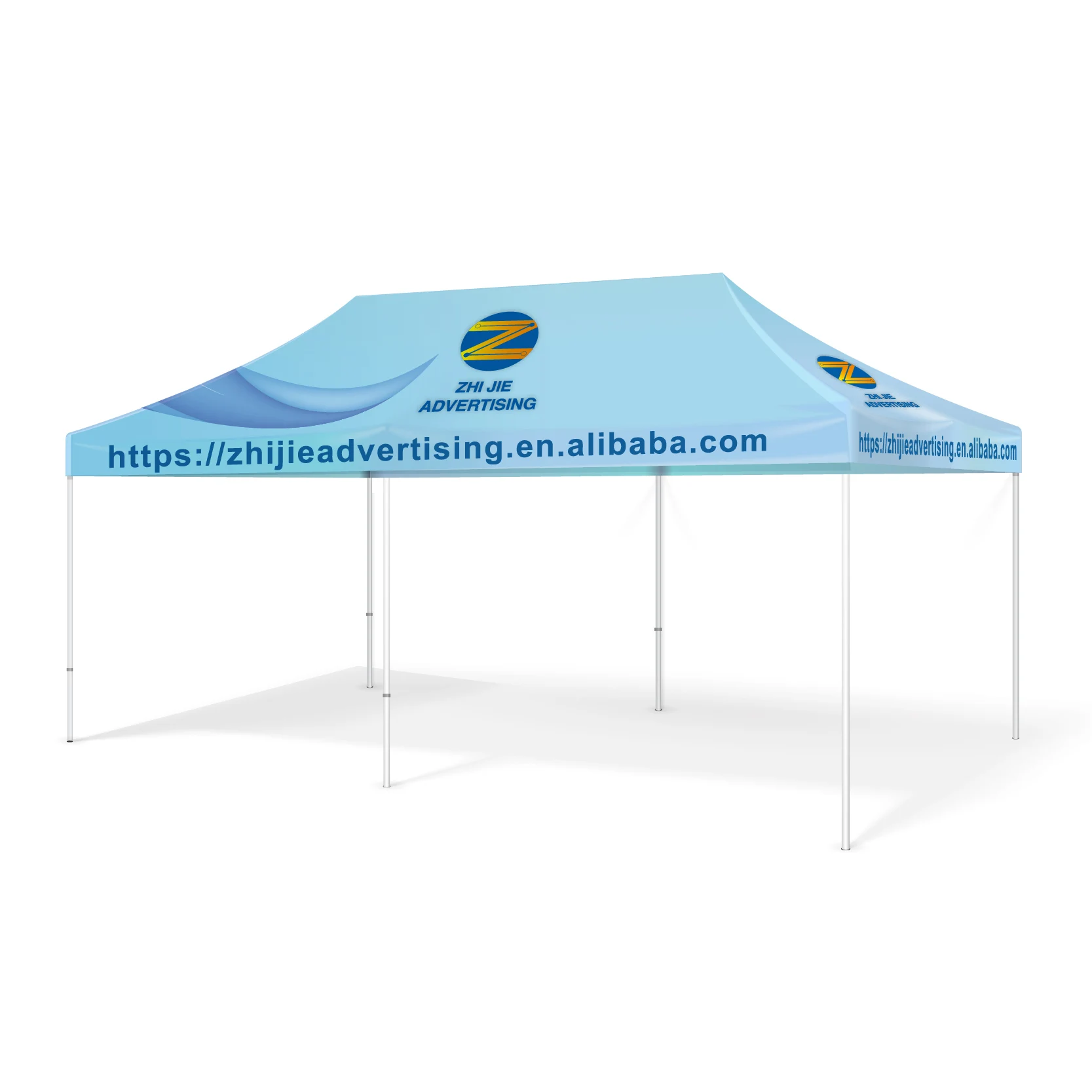 Custom Printed Outdoor Event Pop up Trade Show Aluminum Folding Tent for Flea Market Craft
